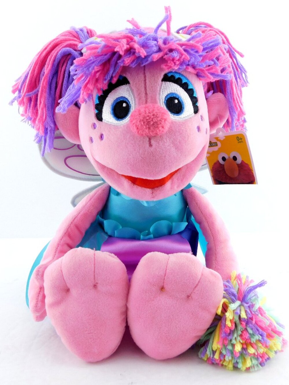New Large ABBY CADABBY Pink Plush Sesame Street Character From Sesame Place 15"